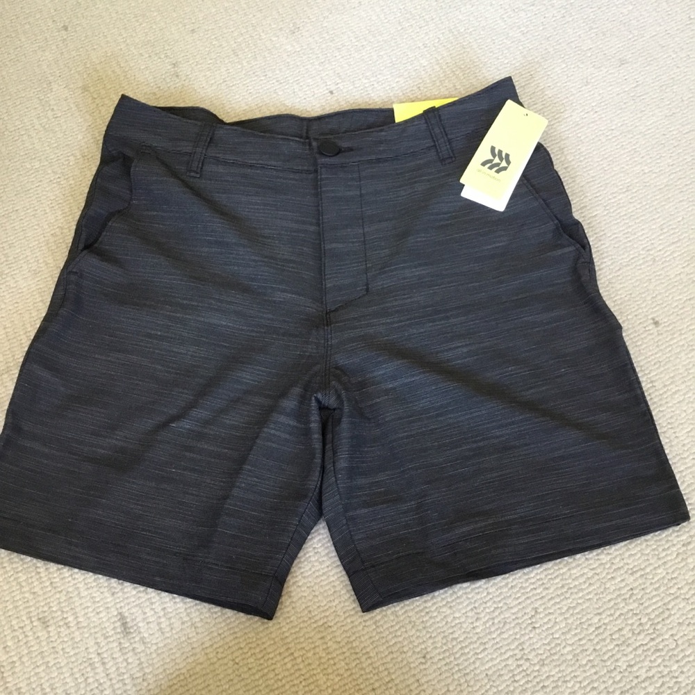 Target Men's Dark Heather Gray Flat Front Shorts